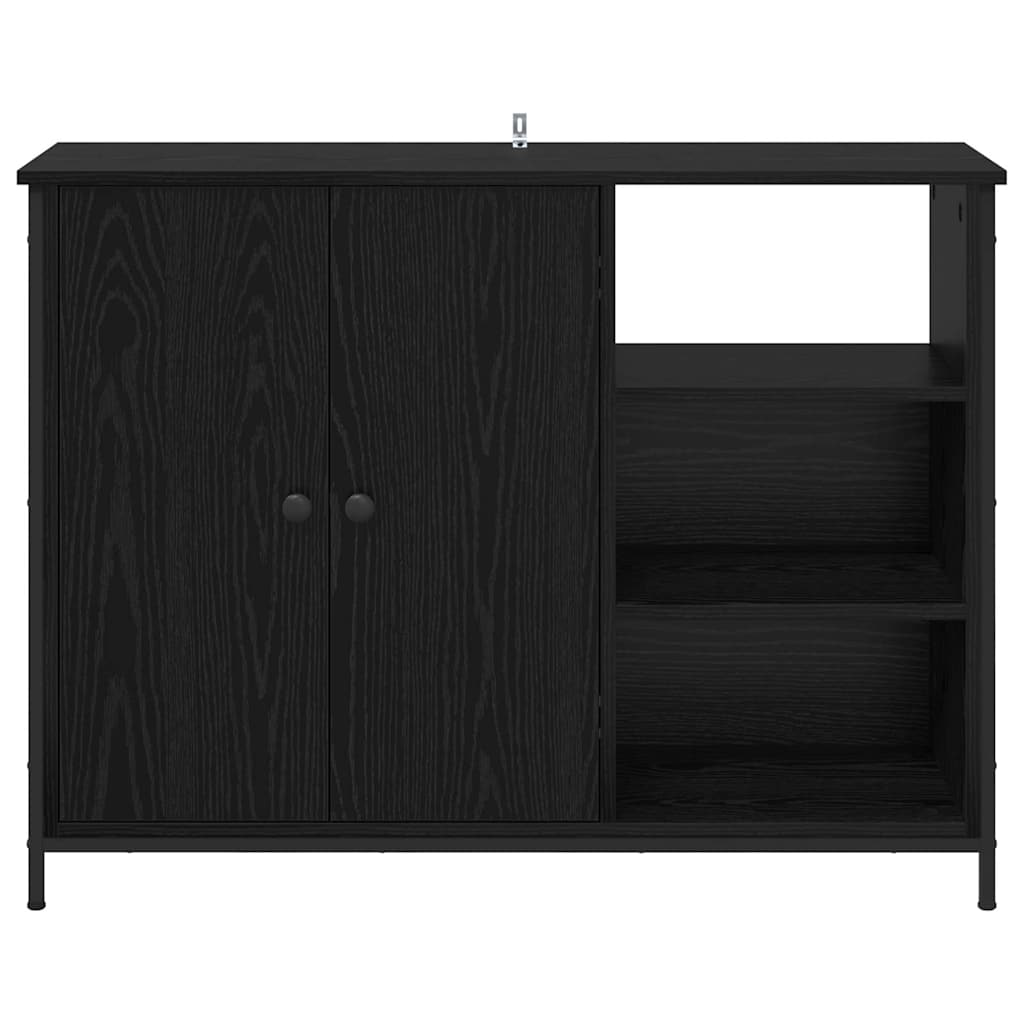 Buffet Chêne noir 100 x 33 x 75 cm Bois d'ingénierie - XIOS