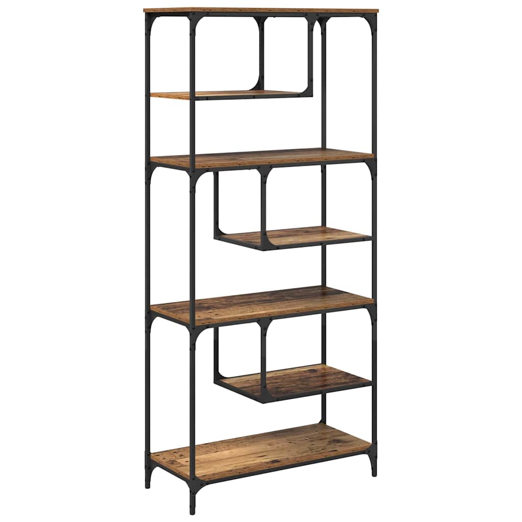 Bibliothèque Bois ancien 81 x 36 x 176 cm Bois d'ingénierie - XIOS