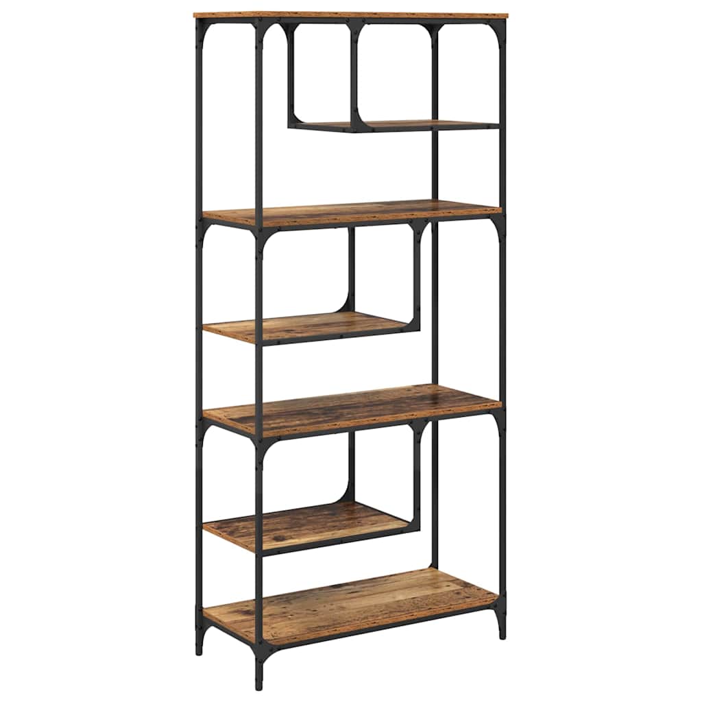 Bibliothèque Bois ancien 81 x 36 x 176 cm Bois d'ingénierie - XIOS