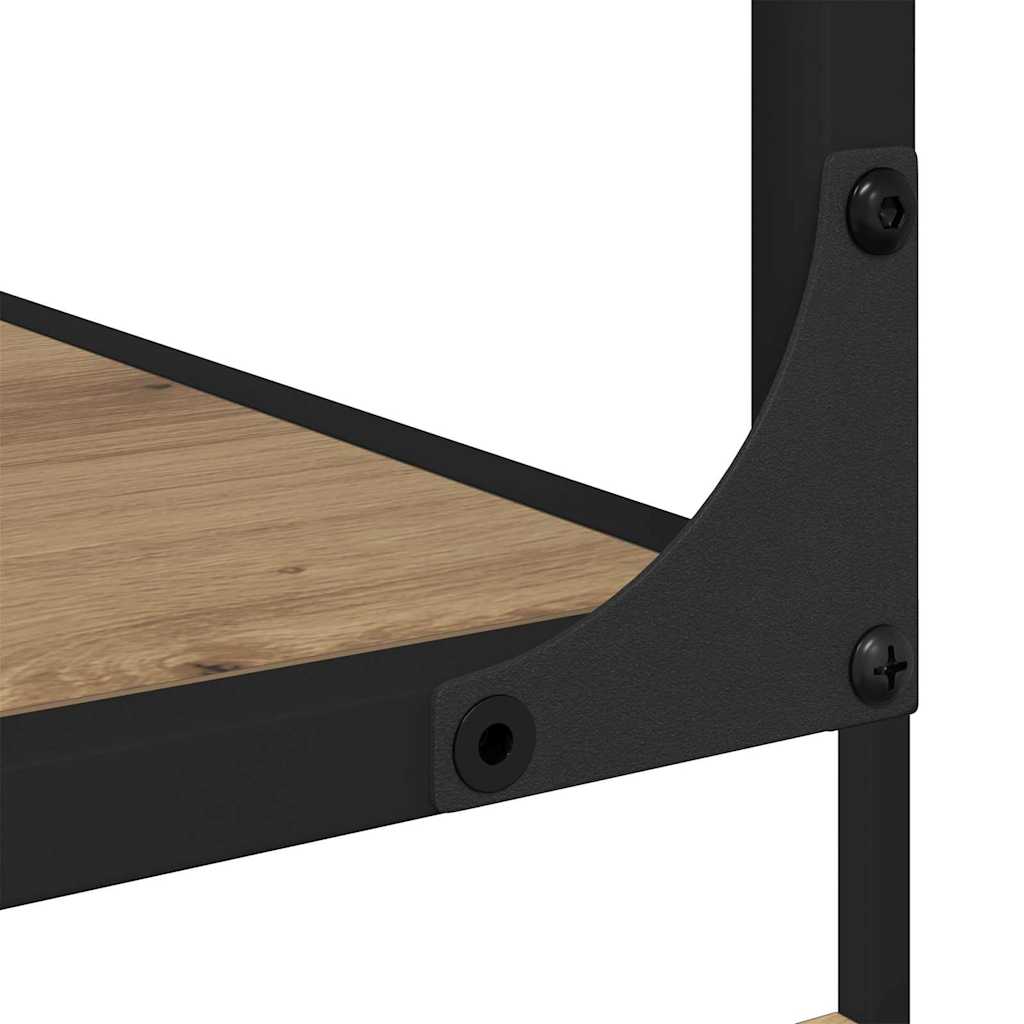 Bibliothèque chêne artisanal 81 x 36 x 176 cm Bois d'ingénierie - XIOS