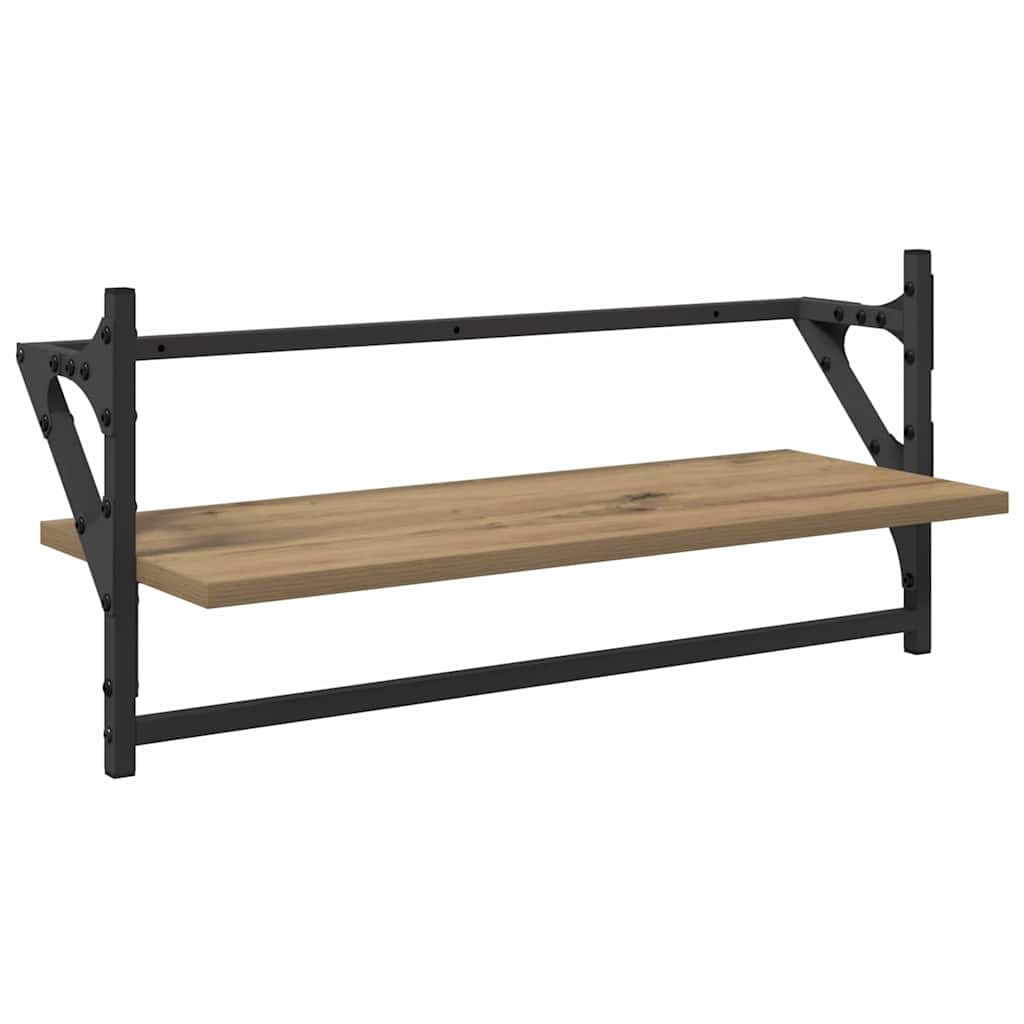 Ensemble d'étagères murales avec étagère 6 pcs Chêne artisanal - XIOS