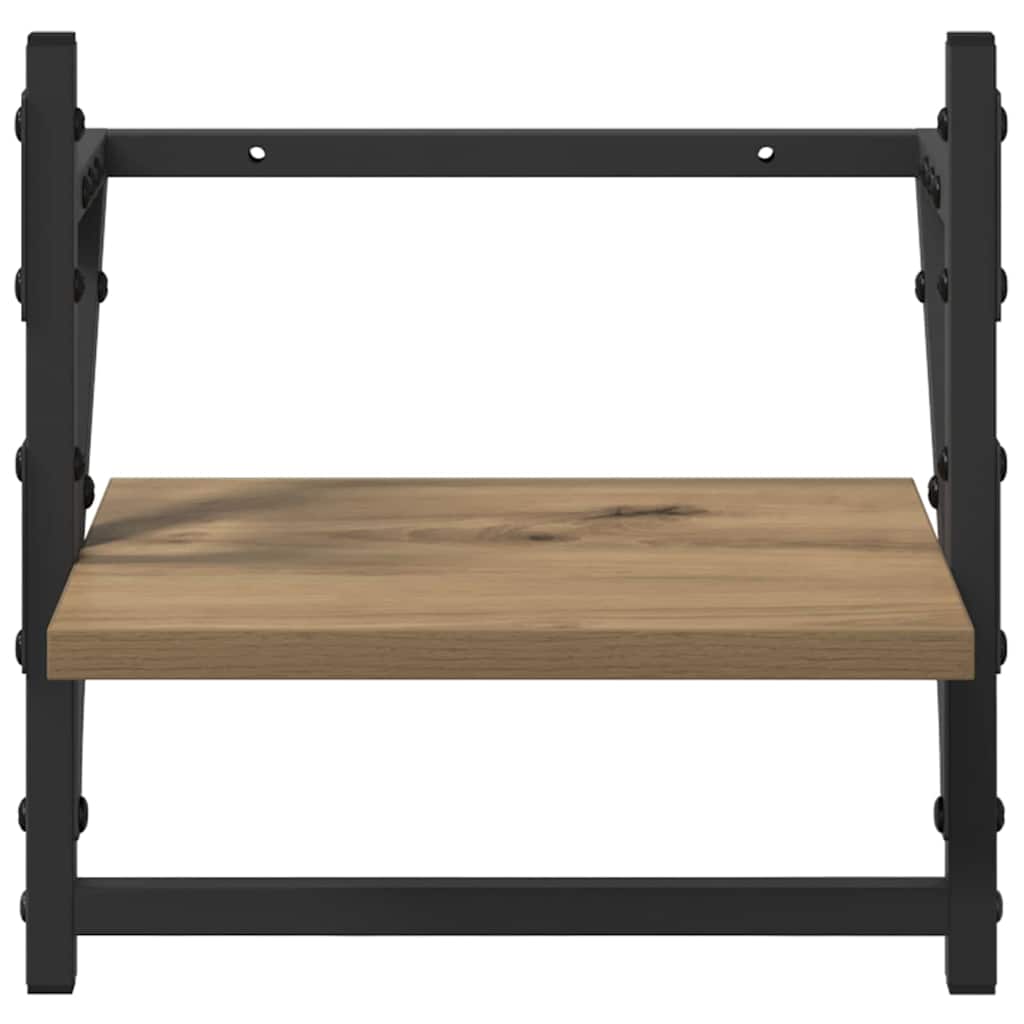Ensemble d'étagères murales avec étagère 6 pcs Chêne artisanal - XIOS