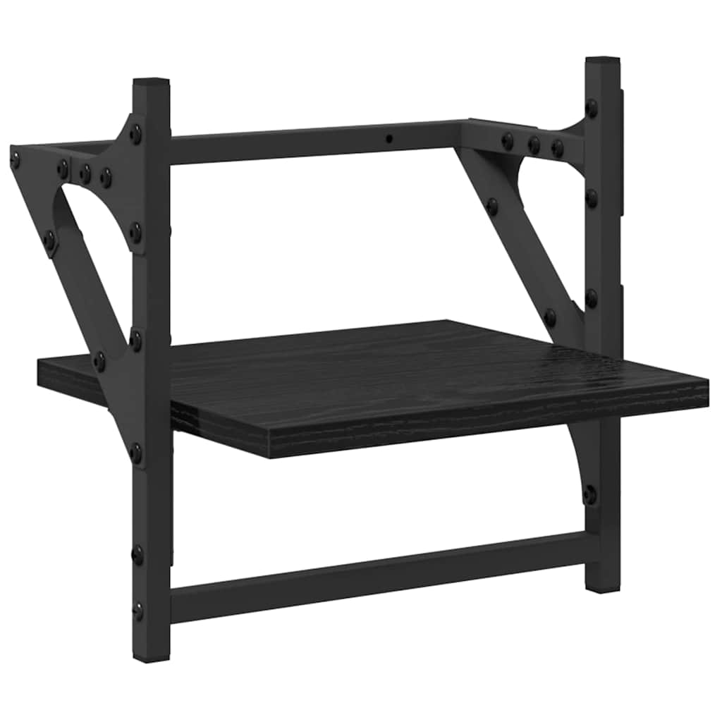 Ensemble d'étagères murales 6 pcs Chêne noir 100 x 25 x 30 cm - XIOS