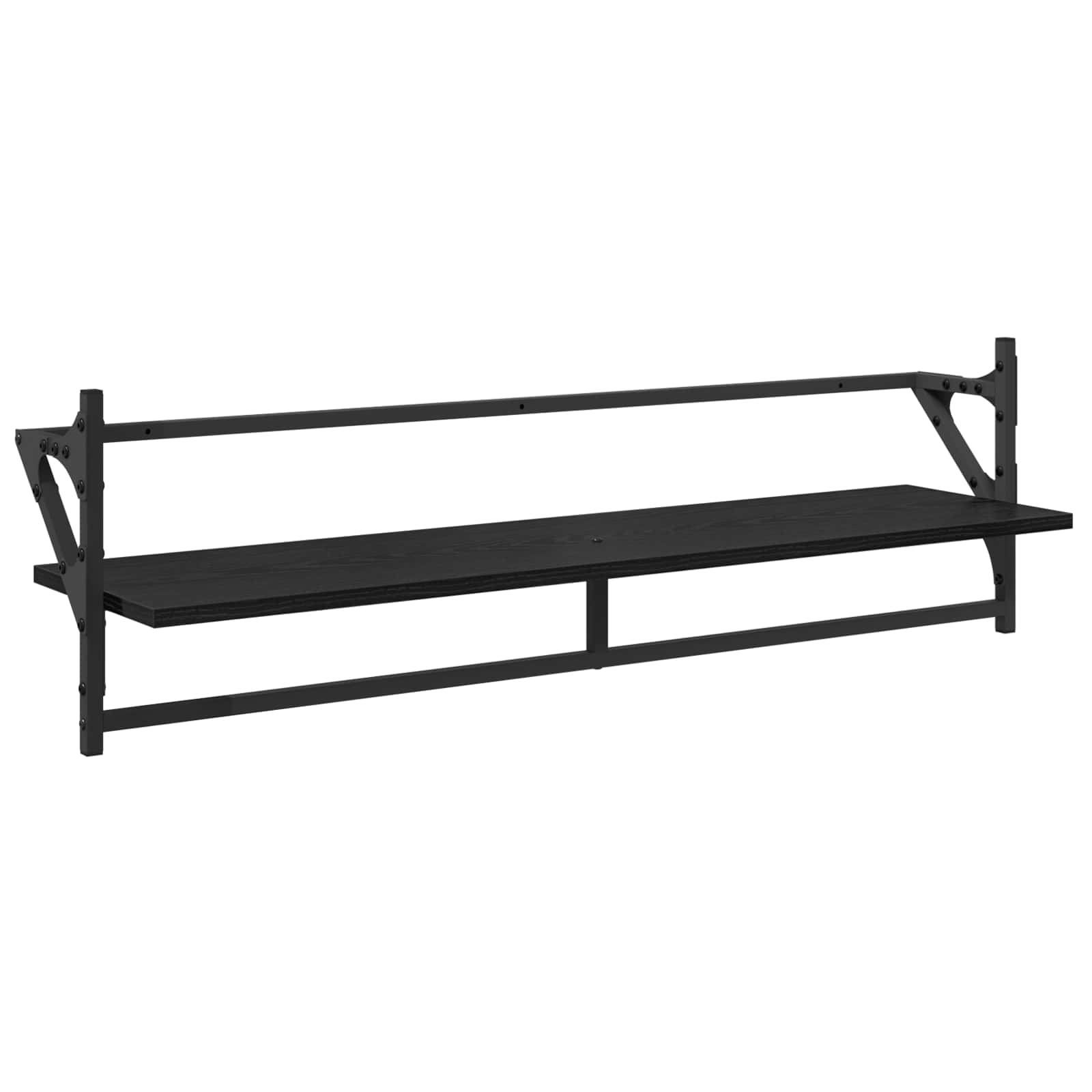 Ensemble d'étagères murales 6 pcs Chêne noir 100 x 25 x 30 cm - XIOS