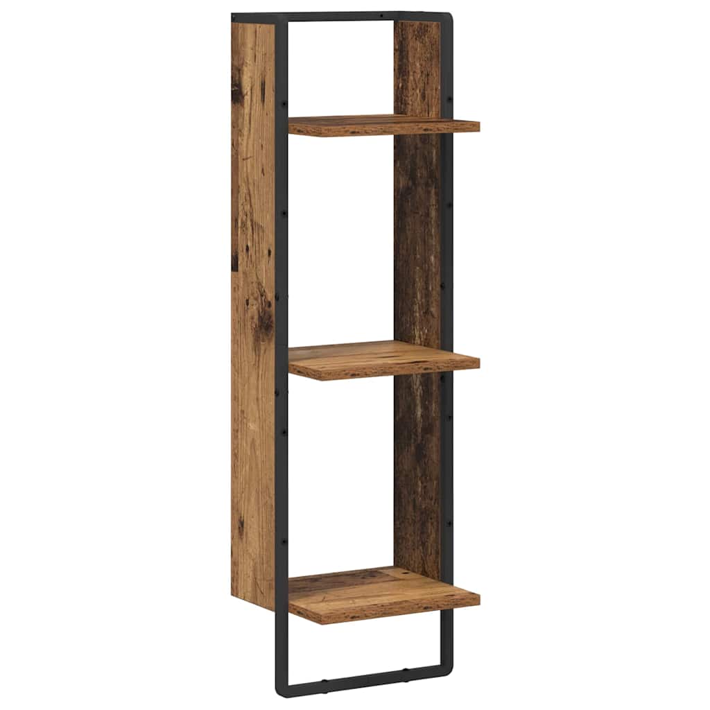 Étagère Murale Bois Ancien 30 x 25 x 100 cm Bois d'ingénierie - XIOS