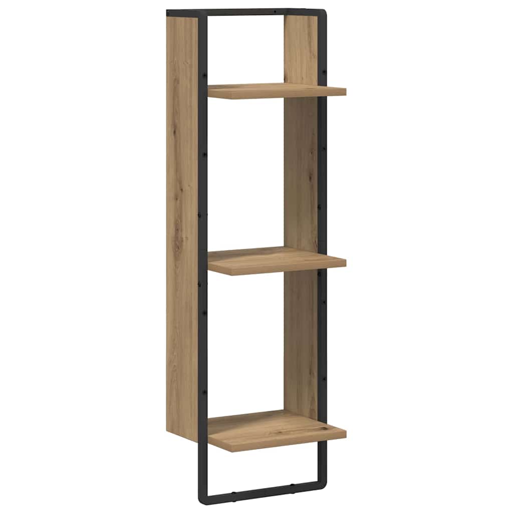 Étagère Murale avec étagère Chêne artisanal 30 x 25 x 100 cm - XIOS