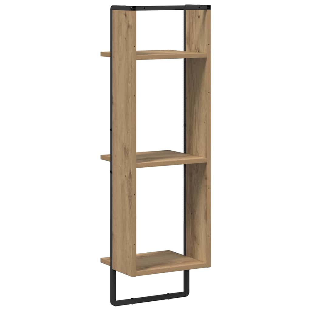 Étagère Murale avec étagère Chêne artisanal 30 x 25 x 100 cm - XIOS