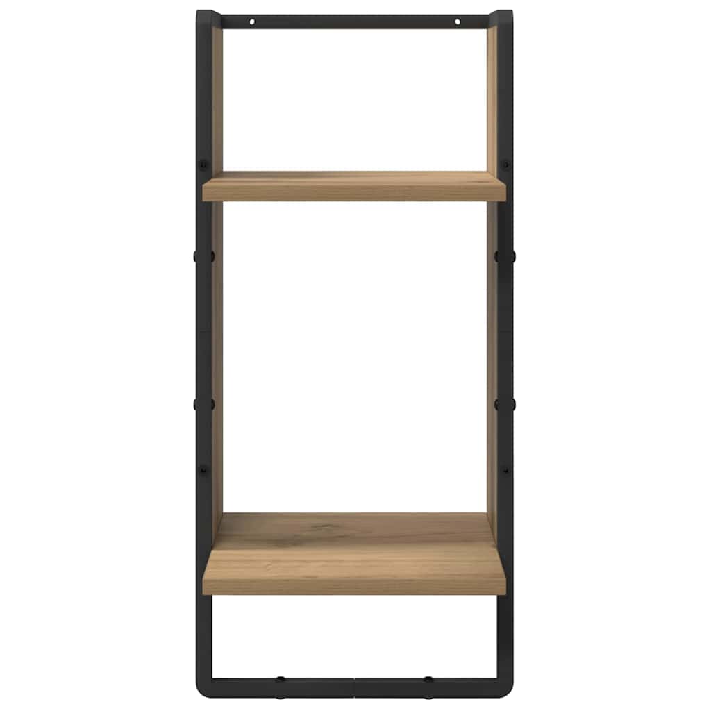 Ensemble d'étagères murales avec étagère 4 pcs Chêne artisanal - XIOS