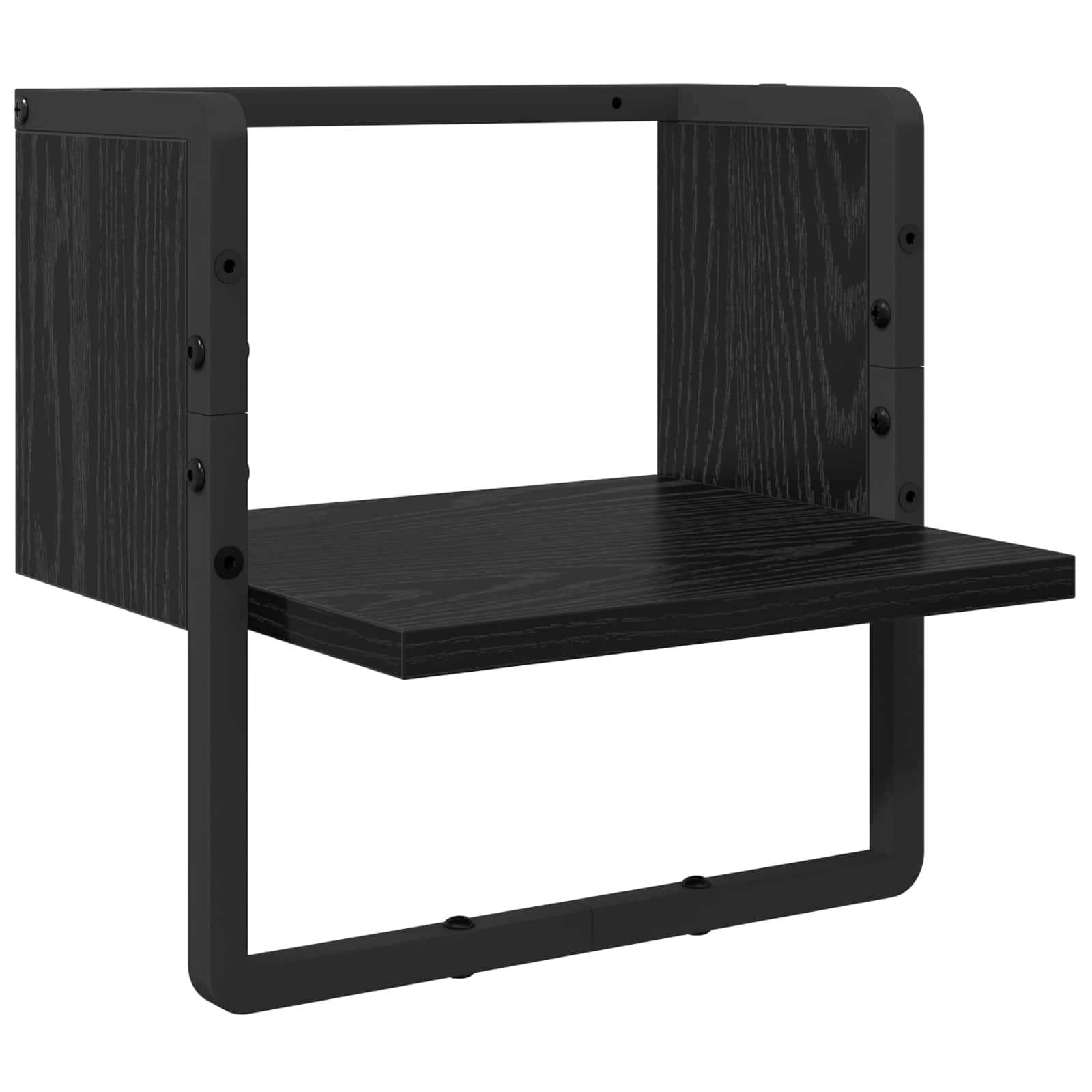 Ensemble d'étagères murales 6 pcs Chêne noir 100 x 25 x 30 cm - XIOS