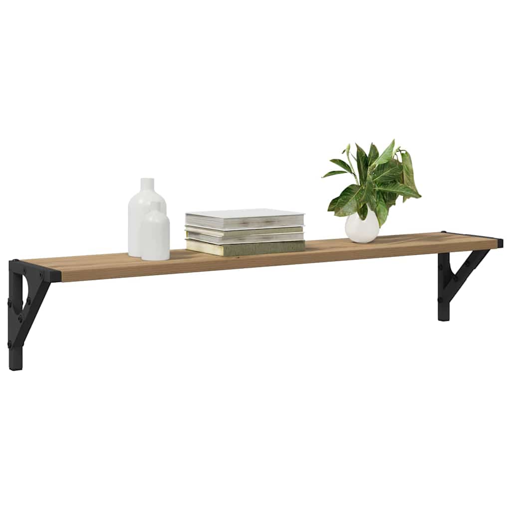 Étagères Murales 2 pcs Chêne artisanal 80 x 15 x 15,5 cm - XIOS