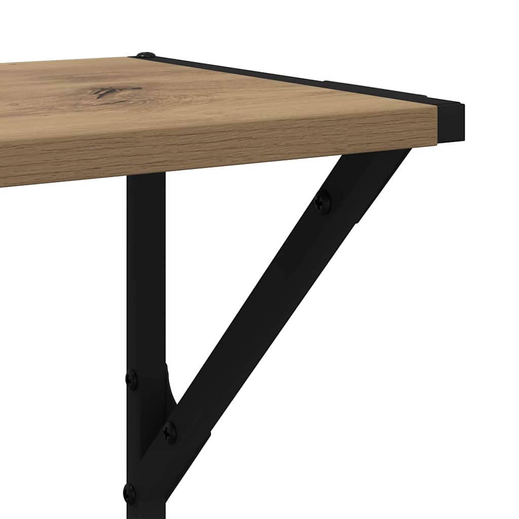 Étagères Murales 2 pcs Chêne artisanal 80 x 25 x 25,5 cm - XIOS