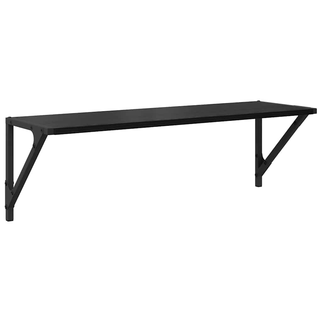 Étagères Murales 2 pcs Chêne noir 80 x 25 x 25,5 cm - XIOS