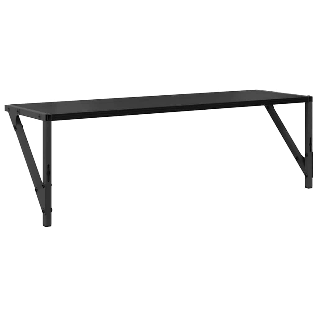 Étagères Murales 2 pcs Chêne noir 80 x 25 x 25,5 cm - XIOS