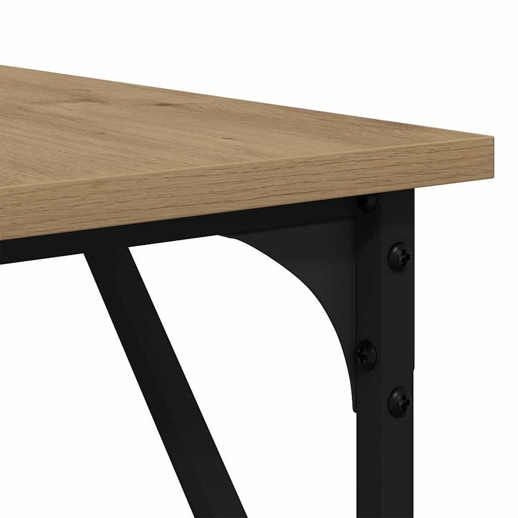 Bureau Chêne artisanal 149 x 149 x 75 cm Bois d'ingénierie - XIOS