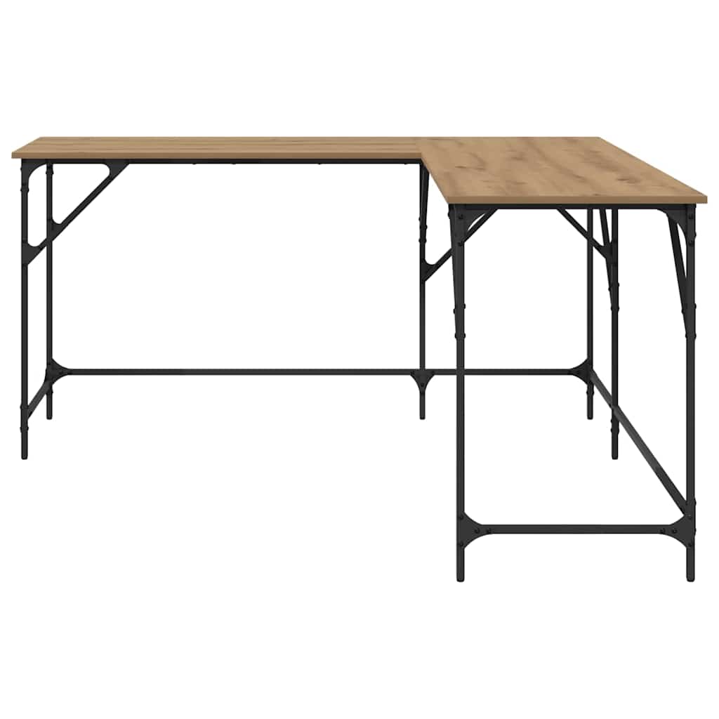 Bureau Chêne artisanal 149 x 149 x 75 cm Bois d'ingénierie - XIOS