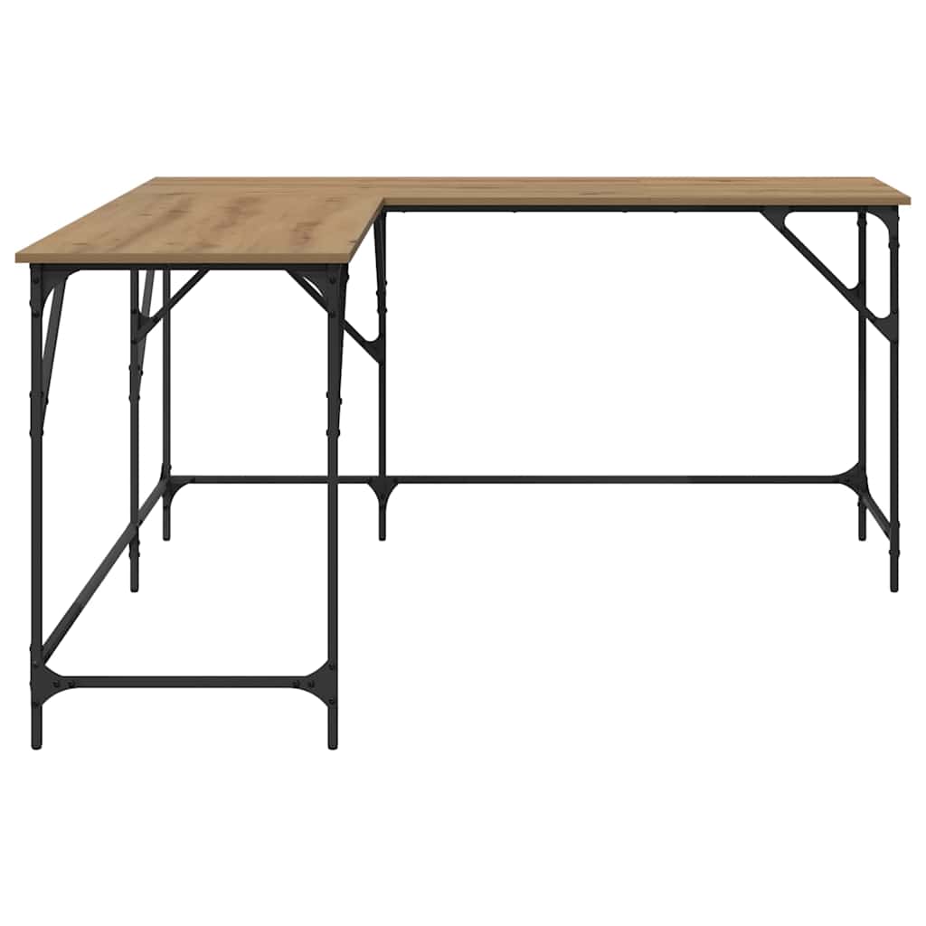 Bureau Chêne artisanal 149 x 149 x 75 cm Bois d'ingénierie - XIOS
