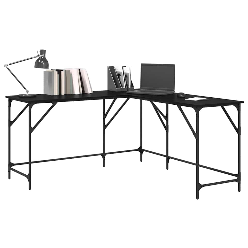 Bureau Chêne noir 149 x 149 x 75 cm Bois d'ingénierie - XIOS