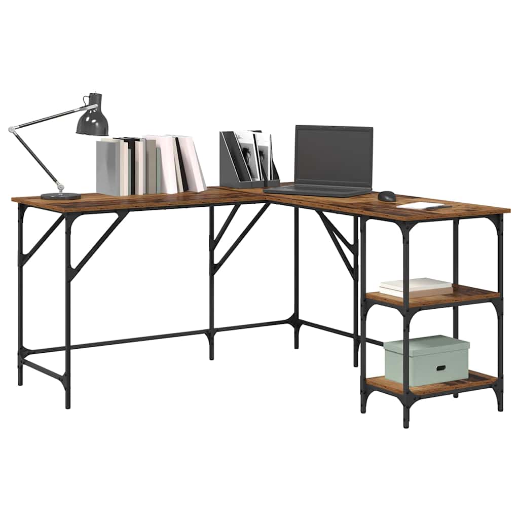 Bureau Bois Ancien 139 x 139 x 75 cm Bois d'ingénierie - XIOS