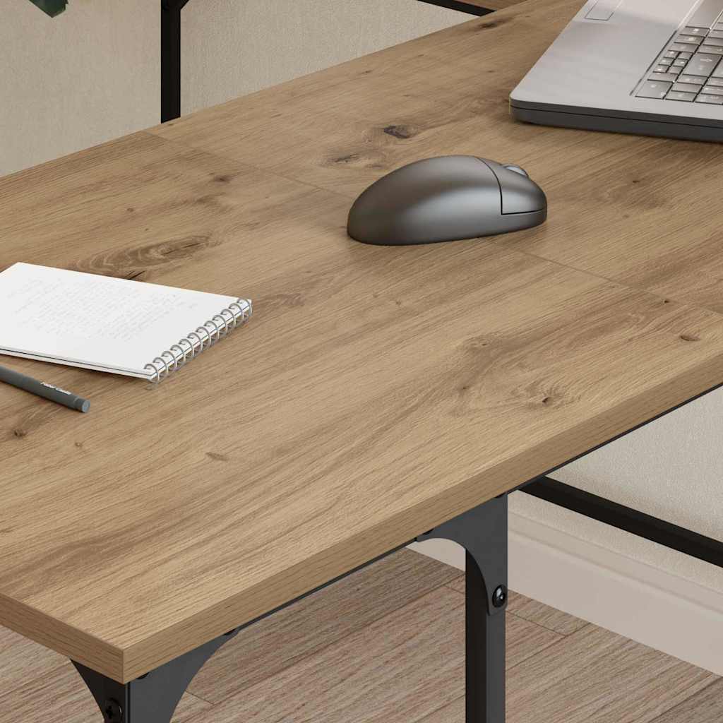 Bureau Chêne artisanal 139 x 139 x 75 cm Bois d'ingénierie - XIOS