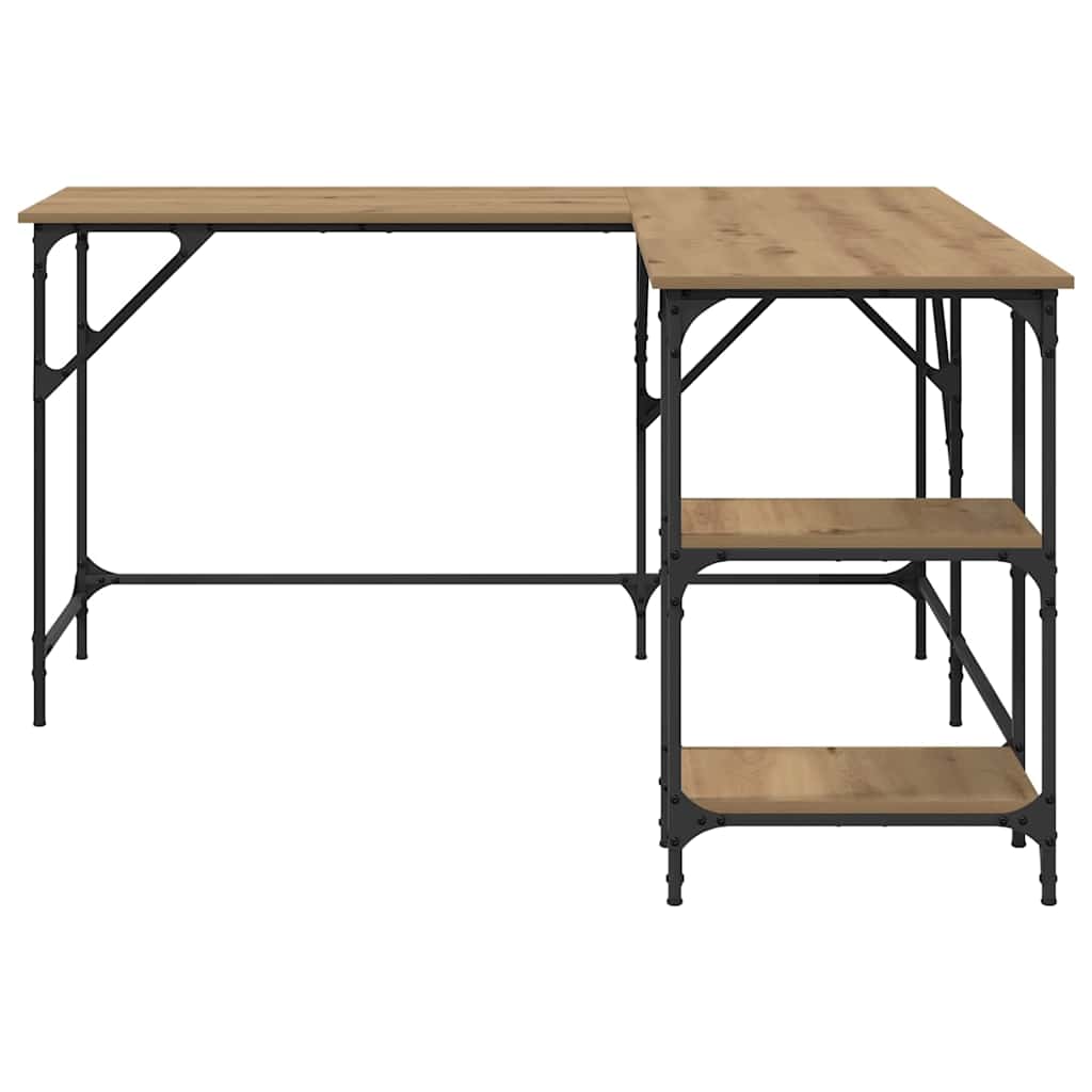 Bureau Chêne artisanal 139 x 139 x 75 cm Bois d'ingénierie - XIOS