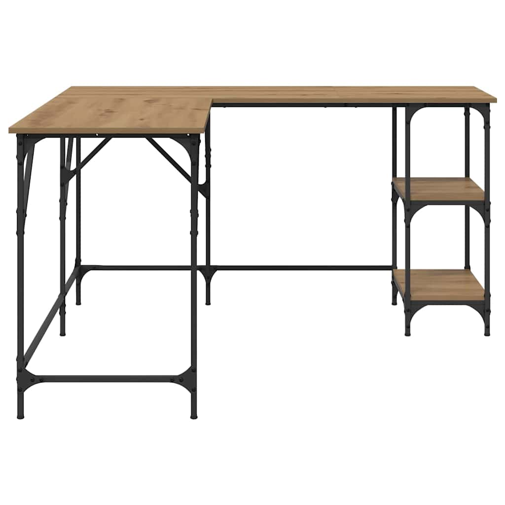 Bureau Chêne artisanal 139 x 139 x 75 cm Bois d'ingénierie - XIOS