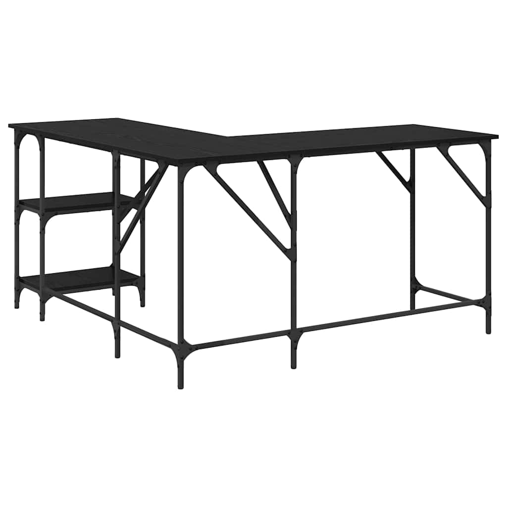 Bureau Chêne noir 139 x 139 x 75 cm Bois d'ingénierie - XIOS