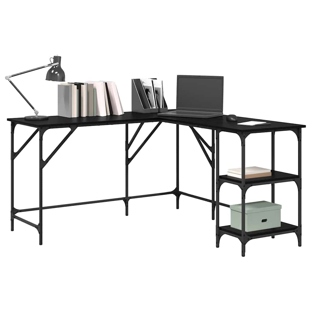 Bureau Chêne noir 139 x 139 x 75 cm Bois d'ingénierie - XIOS