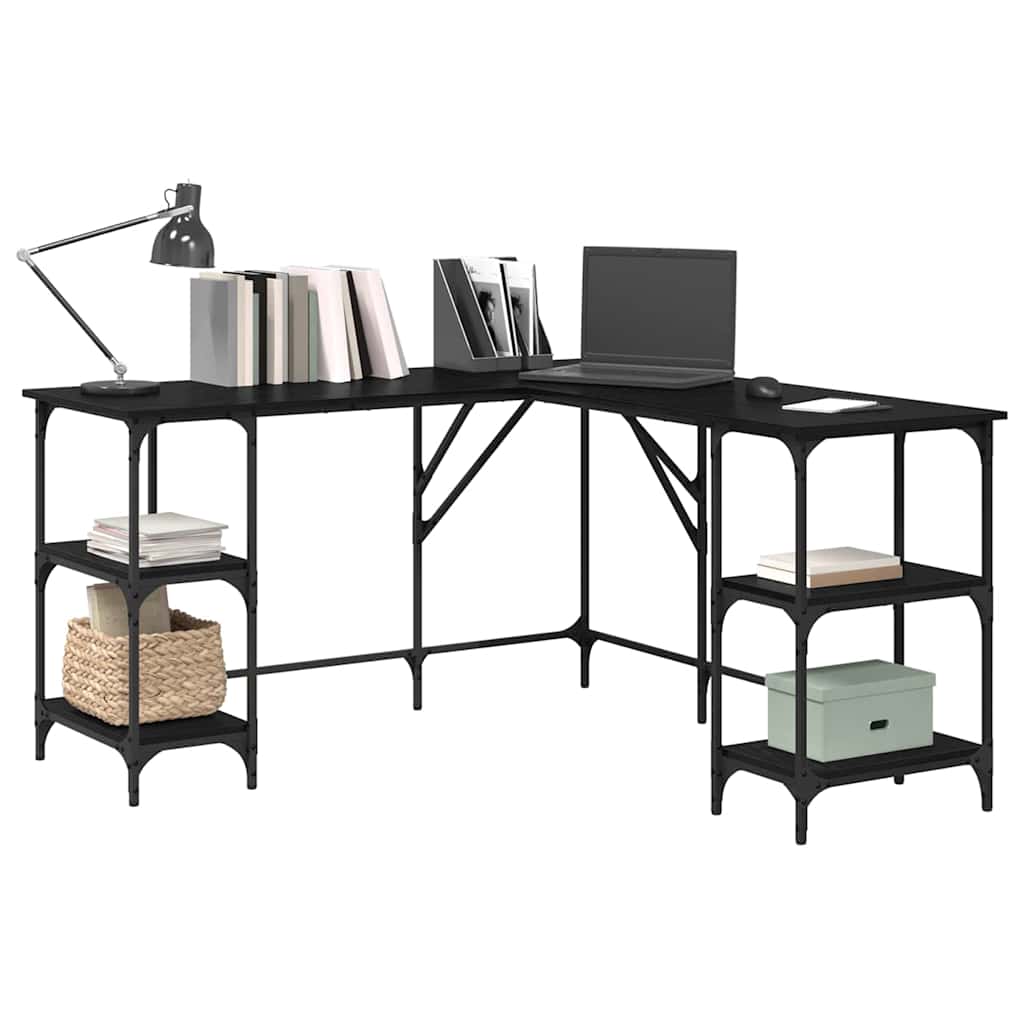 Bureau Chêne noir 139 x 139 x 75 cm Bois d'ingénierie - XIOS