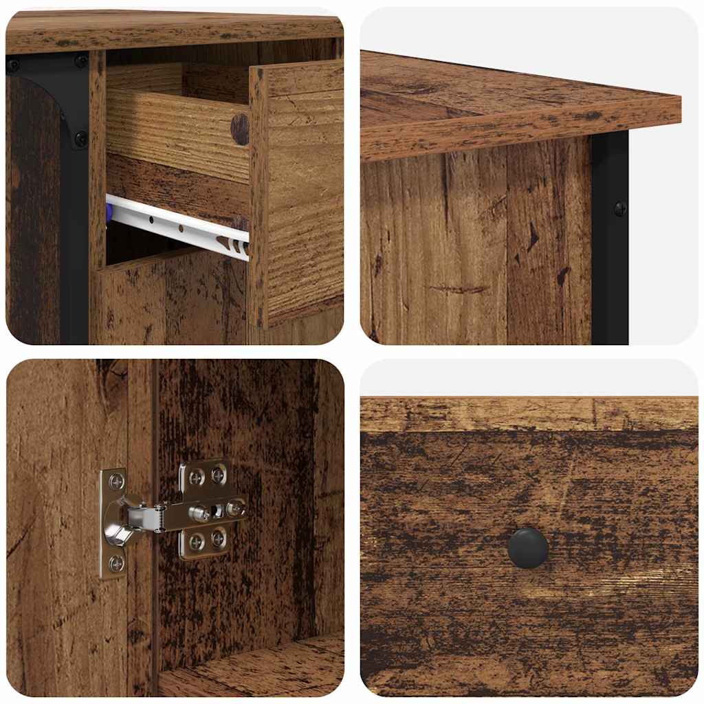 Bureau Bois Ancien 141 x 141 x 75 cm Bois d'ingénierie - XIOS