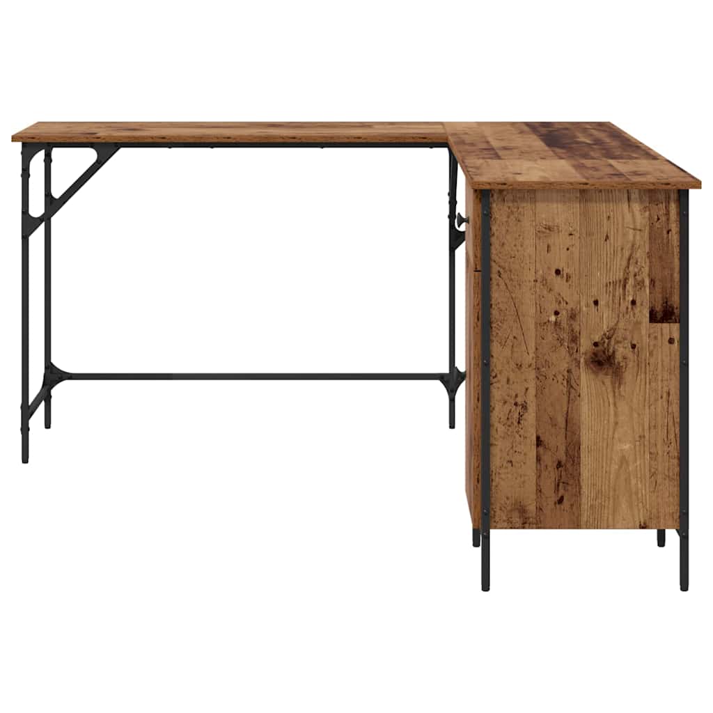 Bureau Bois Ancien 141 x 141 x 75 cm Bois d'ingénierie - XIOS