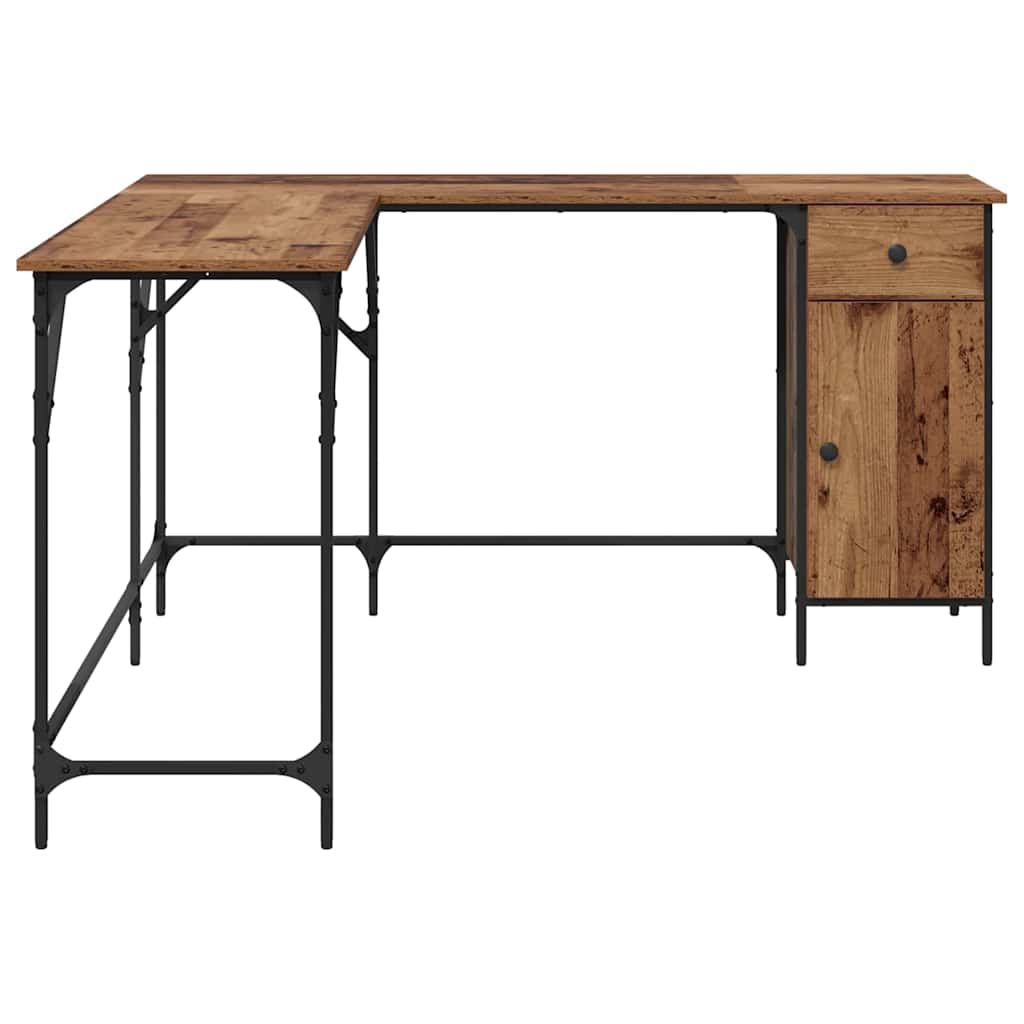 Bureau Bois Ancien 141 x 141 x 75 cm Bois d'ingénierie - XIOS