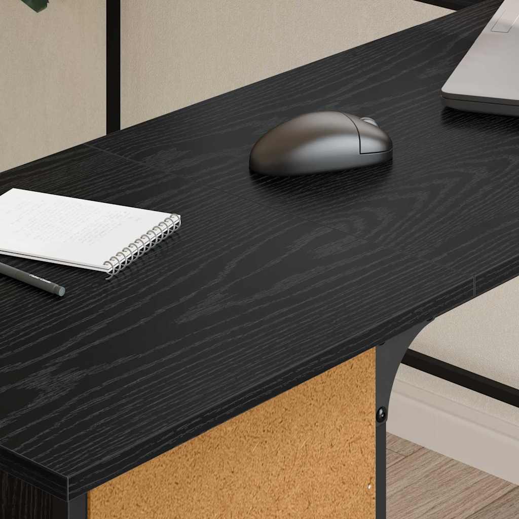 Bureau Chêne noir 141 x 141 x 75 cm Bois d'ingénierie - XIOS