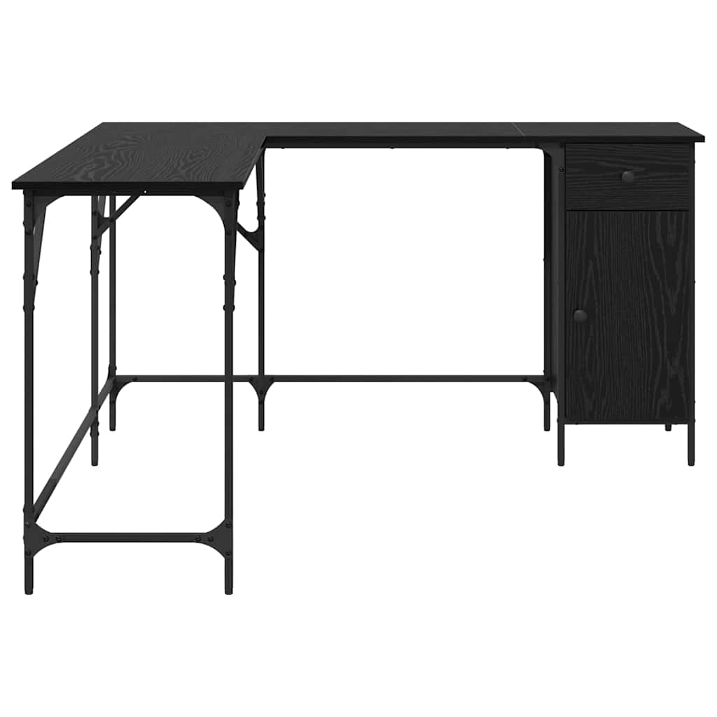 Bureau Chêne noir 141 x 141 x 75 cm Bois d'ingénierie - XIOS