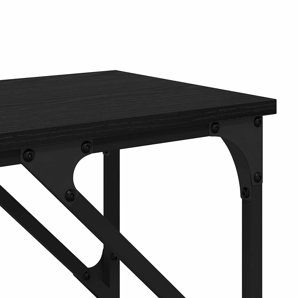 Table console Chêne noir 180 x 29 x 75 cm Bois d'ingénierie - XIOS