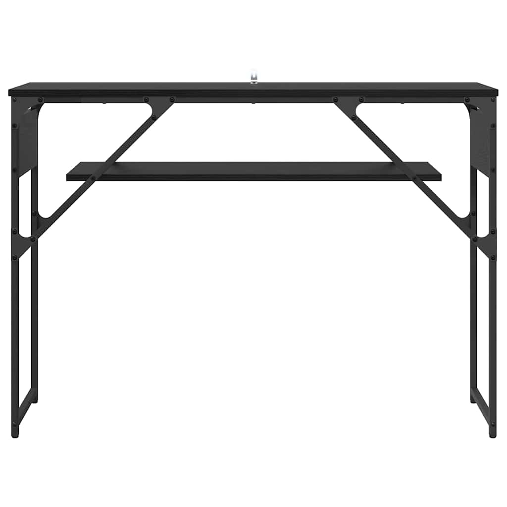 TableConsole Chêne noir 105x30x75cm Bois d'ingénierie - XIOS