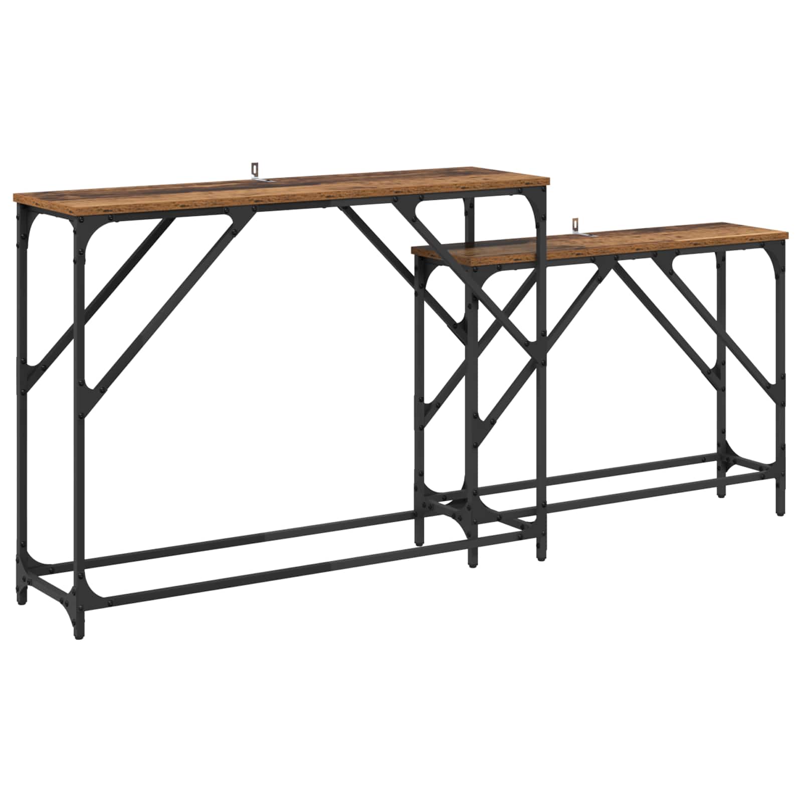 Table console 2 pcs Bois Ancien 100 x 28 x 75 cm - XIOS