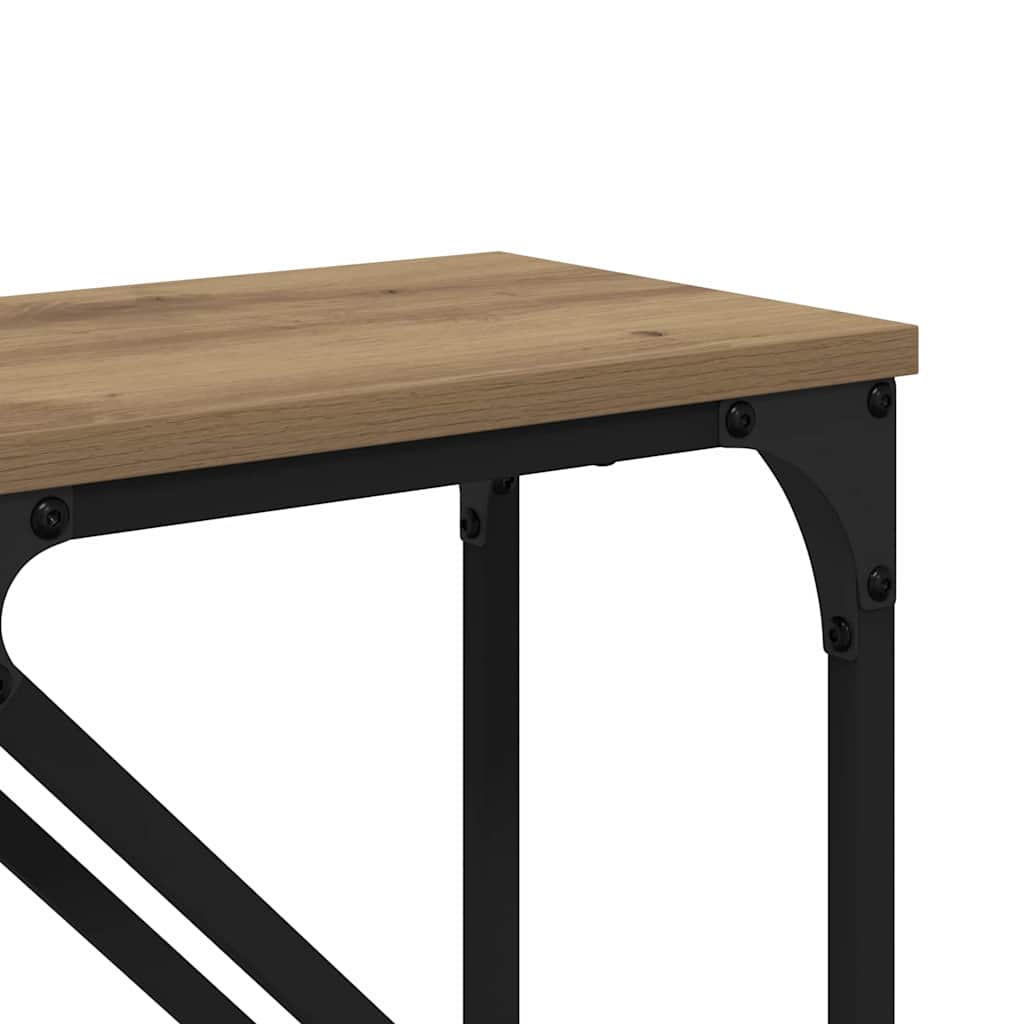 Table console 2 pcs Chêne artisanal 100 x 28 x 75 cm - XIOS