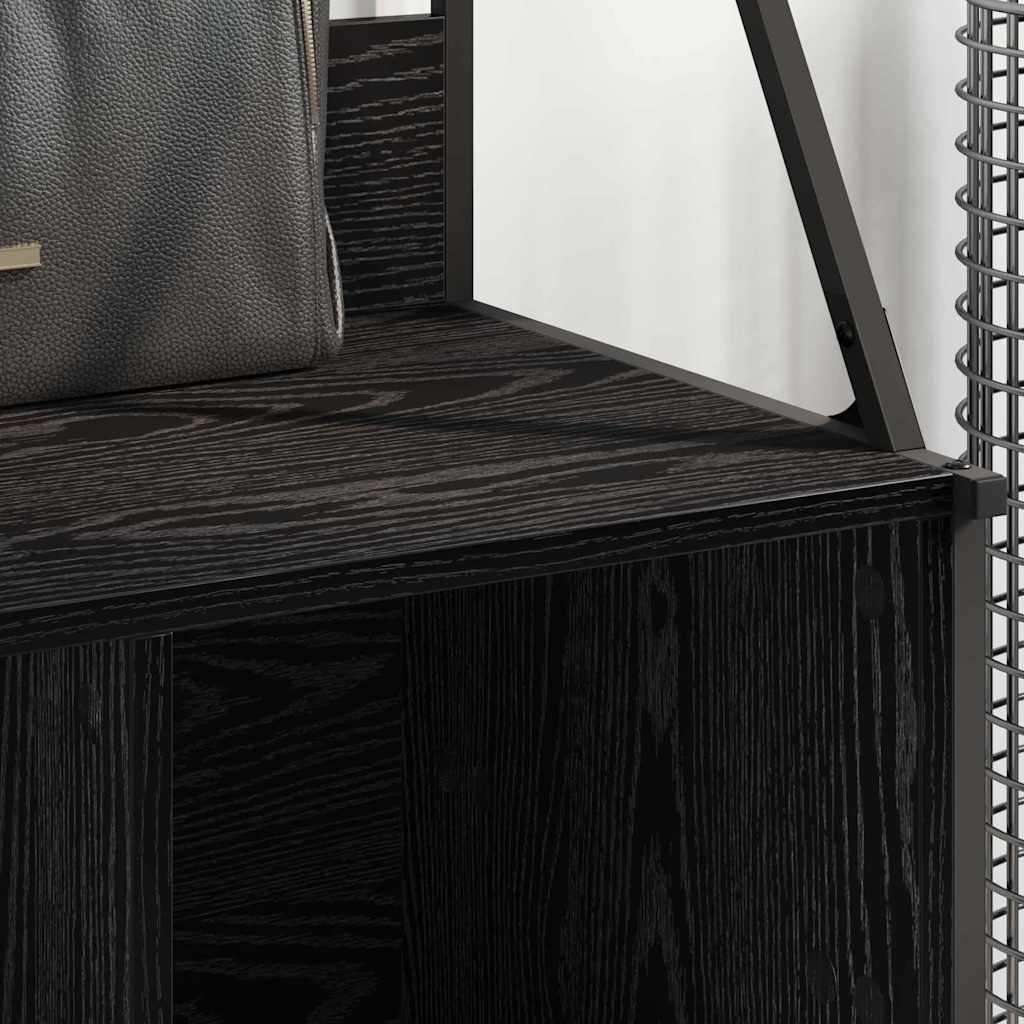 Porte-vêtements Chêne noir 100 x 41 x 184 cm Bois d'ingénierie - XIOS