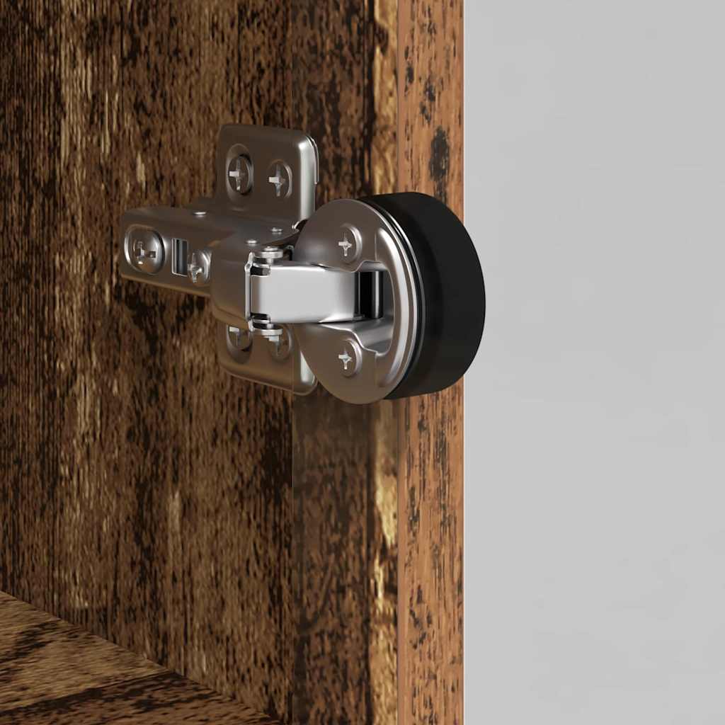 Haut Armoire Bois Ancien 35 x 37 x 109 cm Bois d'ingénierie - XIOS