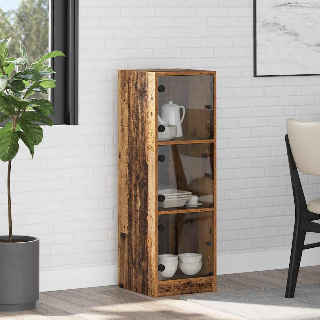 Haut Armoire Bois Ancien 35 x 37 x 109 cm Bois d'ingénierie - XIOS
