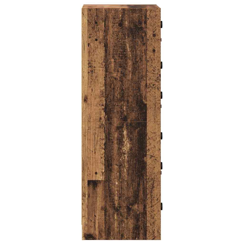 Haut Armoire Bois Ancien 35 x 37 x 109 cm Bois d'ingénierie - XIOS