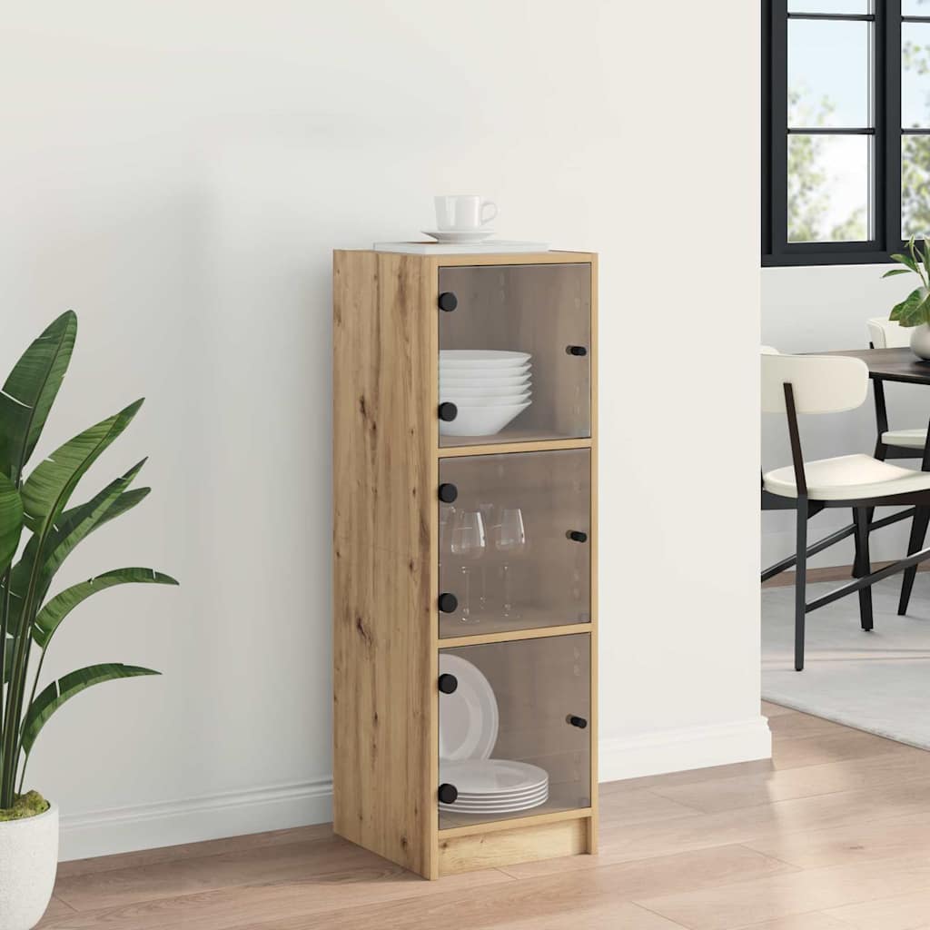 Haut Armoire Chêne artisanal 35 x 37 x 109 cm Bois d'ingénierie - XIOS