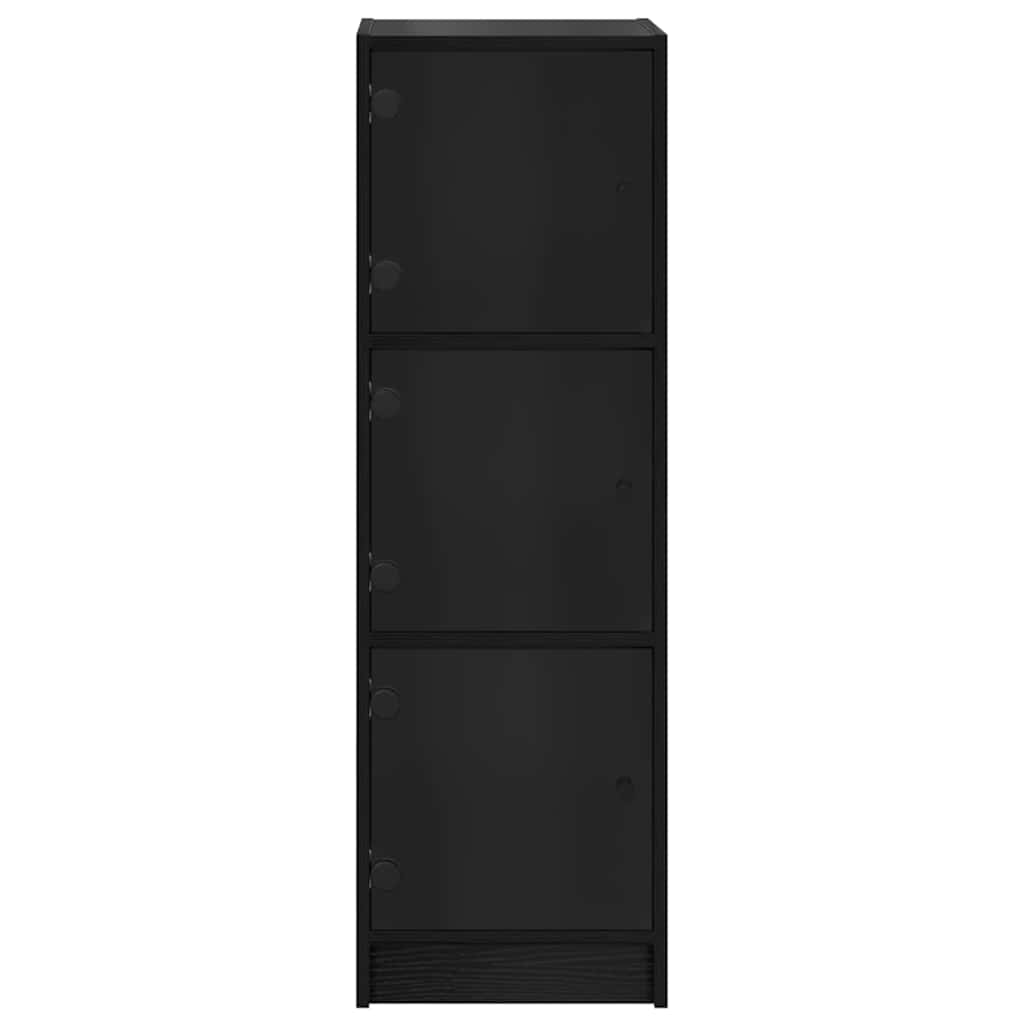 Haut Armoire Chêne noir 35 x 37 x 109 cm Bois d'ingénierie - XIOS