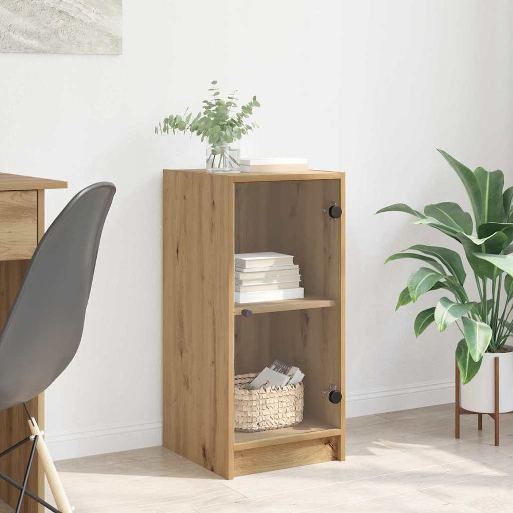 Buffet chêne artisanal 35 x 37 x 76 cm Bois d'ingénierie - XIOS