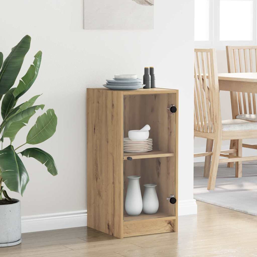 Buffet chêne artisanal 35 x 37 x 76 cm Bois d'ingénierie - XIOS