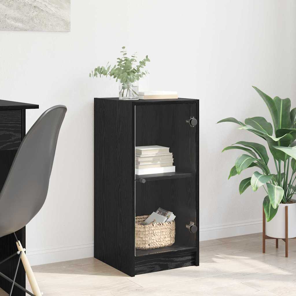 Buffet Chêne noir 35 x 37 x 76 cm Bois d'ingénierie - XIOS