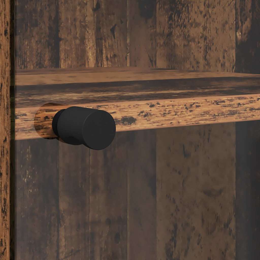 Haut Armoire Bois Ancien 35 x 37 x 142 cm Bois d'ingénierie - XIOS