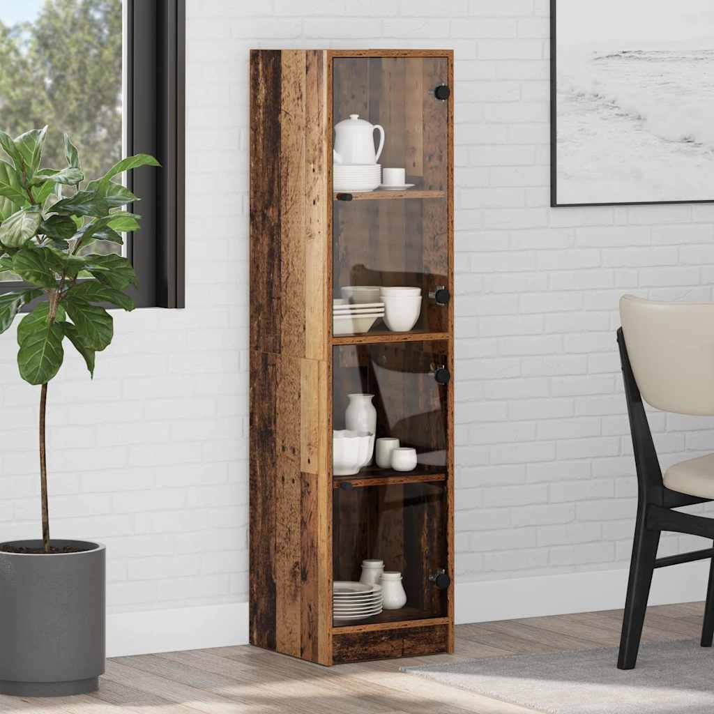 Haut Armoire Bois Ancien 35 x 37 x 142 cm Bois d'ingénierie - XIOS