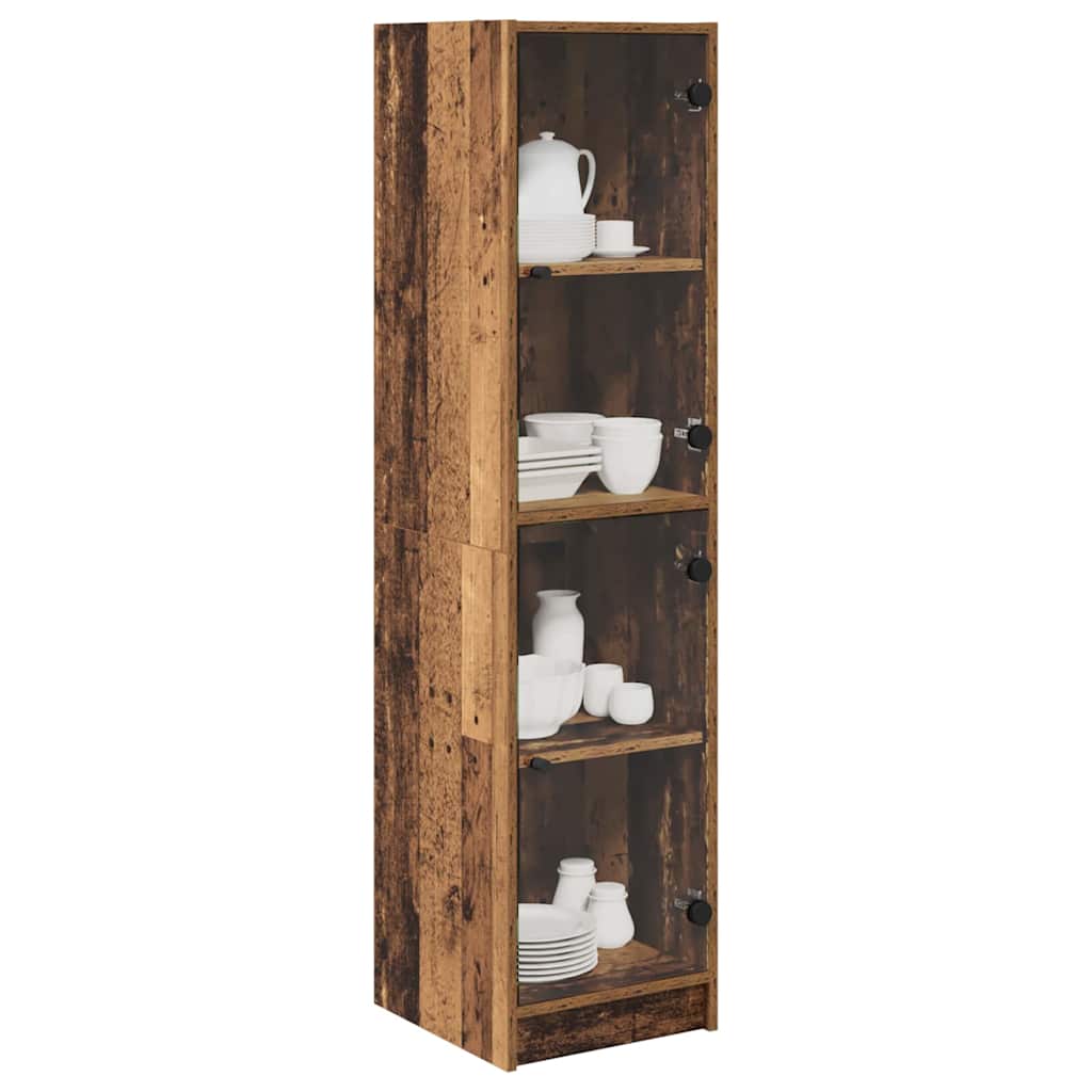 Haut Armoire Bois Ancien 35 x 37 x 142 cm Bois d'ingénierie - XIOS