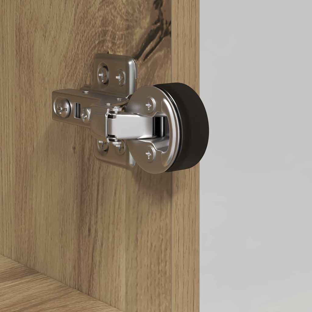 Haut Armoire Chêne artisanal 35 x 37 x 142 cm Bois d'ingénierie - XIOS